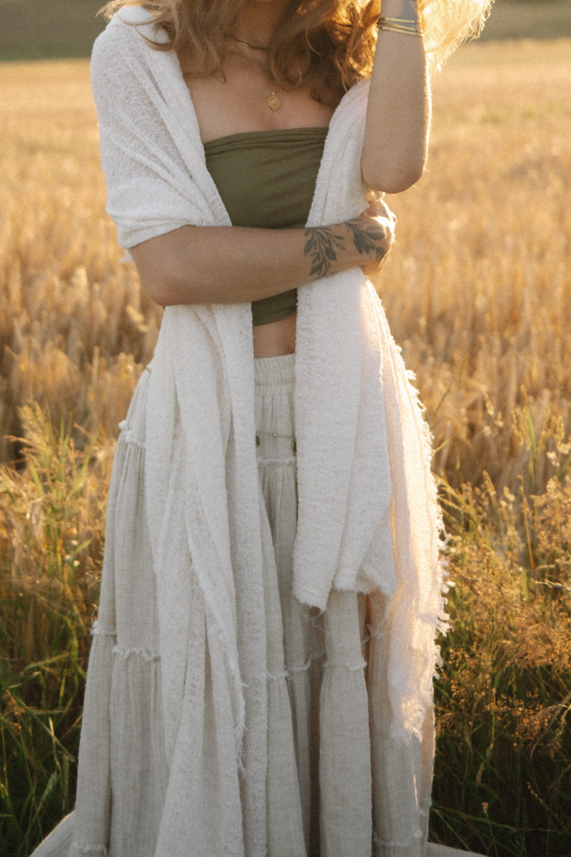 YUMI SHAWL SET (Two pieces)
